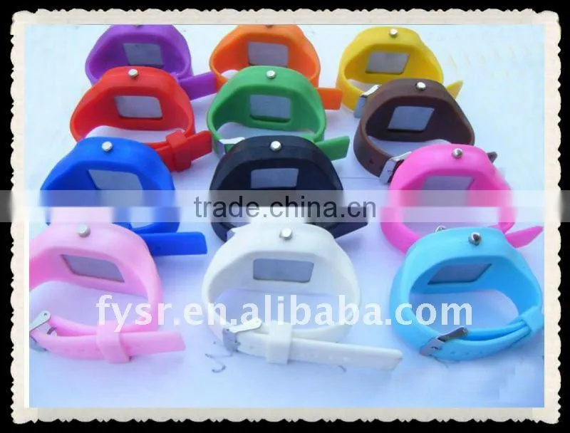 Hot Sale square silicone jelly watch