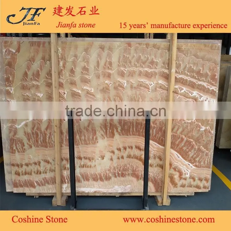 Decorative stone red onyx hot sale Chines onyx marble slab