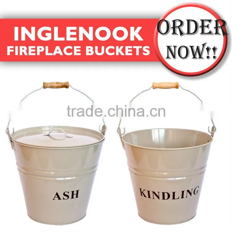 High Quality Ash Bucket Metal Kindling Bucket