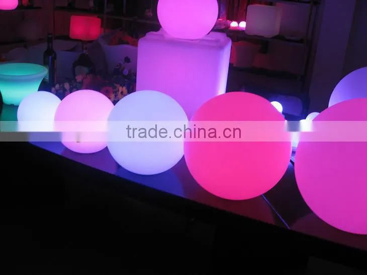 circular color changing outdoor garden floor led ball lights