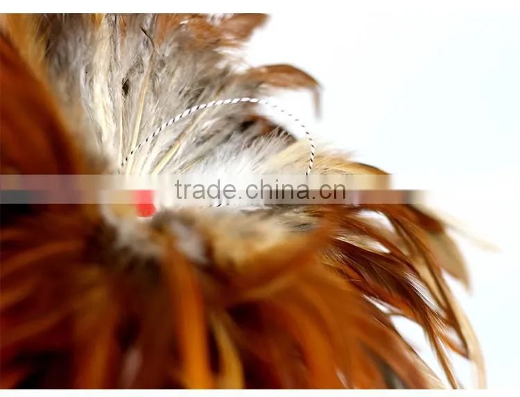 wood handle cock feather duster