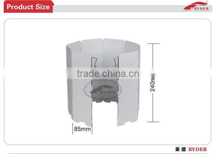 8 section Aluminium Windscreen