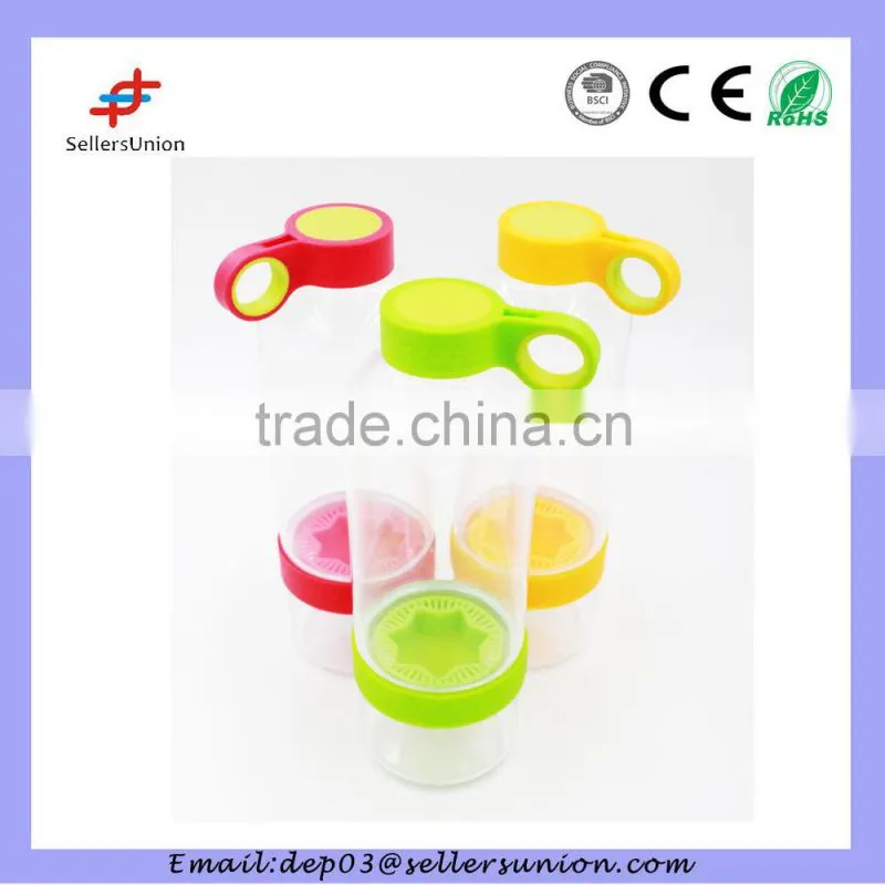850ml PC material lemon water bottle