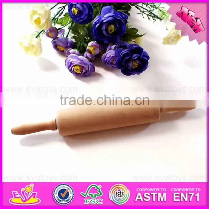 2016 top sale wooden rolling pin for kitchen,wholesale wooden rolling pin for kitchen,cheap wooden rolling pin W02B034