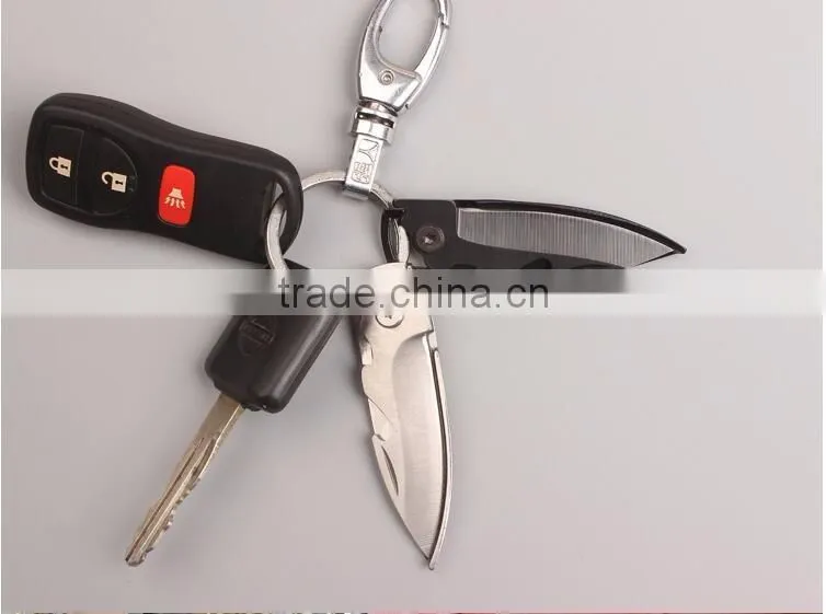 QJT-K02 Hot Sale Keychain Design Camping Knife Multi Function Outdoor Knife