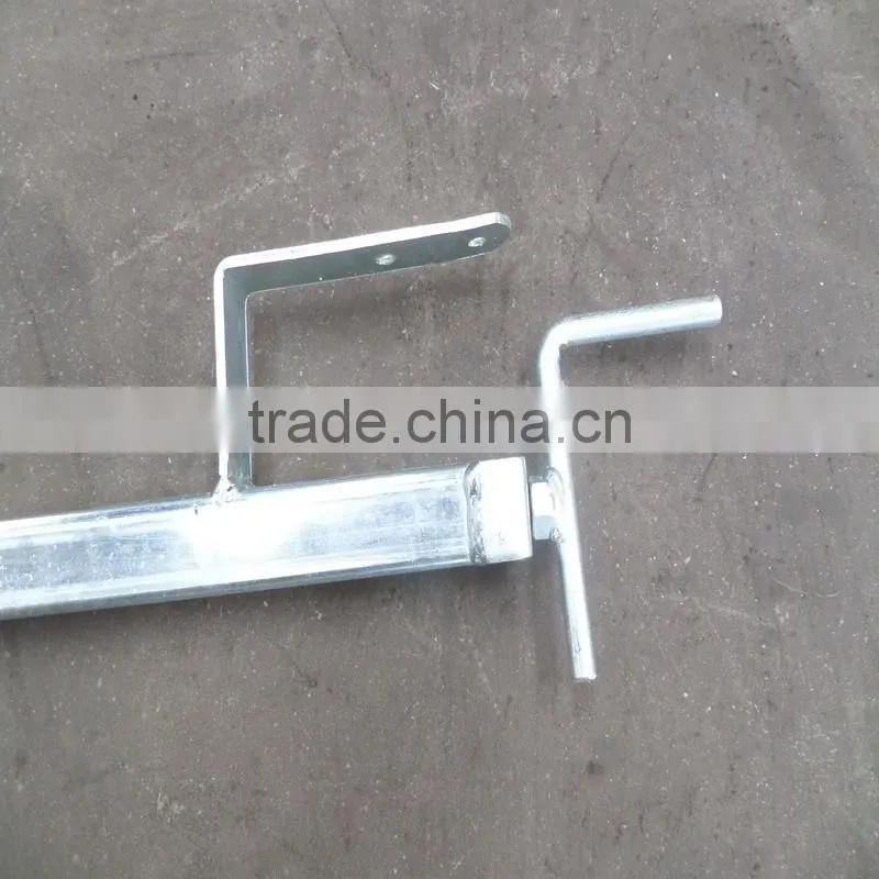 Galvanized Guardrail with Flat Hooks