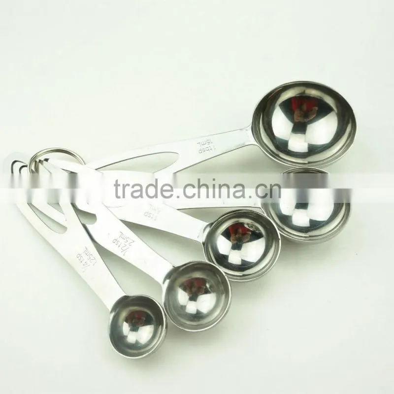 42141 5pcs Stainless Steel Nesting Measuring Cups and Spoons Set