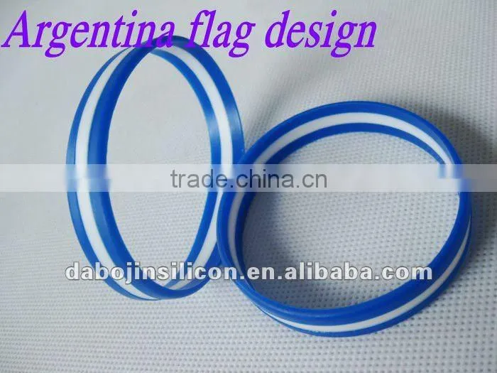 flag wristband country flag silicone rubber wristbands