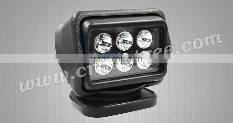 Wireless Remote Control 30W Search led Light Rotating Led Search Light