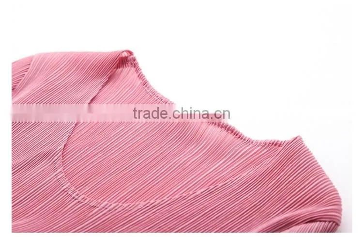 New style crumple shell 3d flower splicing dresses for woman