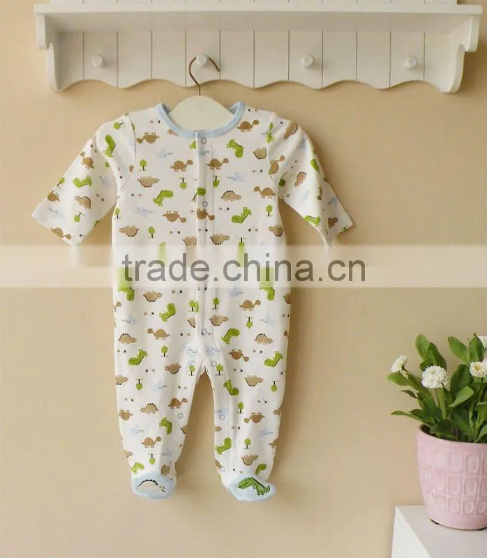 100% cotton baby clothing ,baby romper ,baby romper with feet .