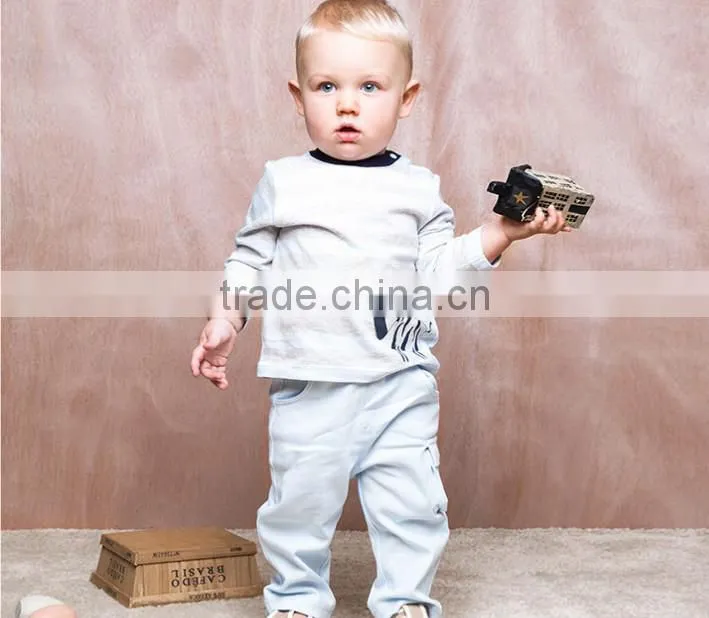 Open shoulder organic cotton baby boy t shirt