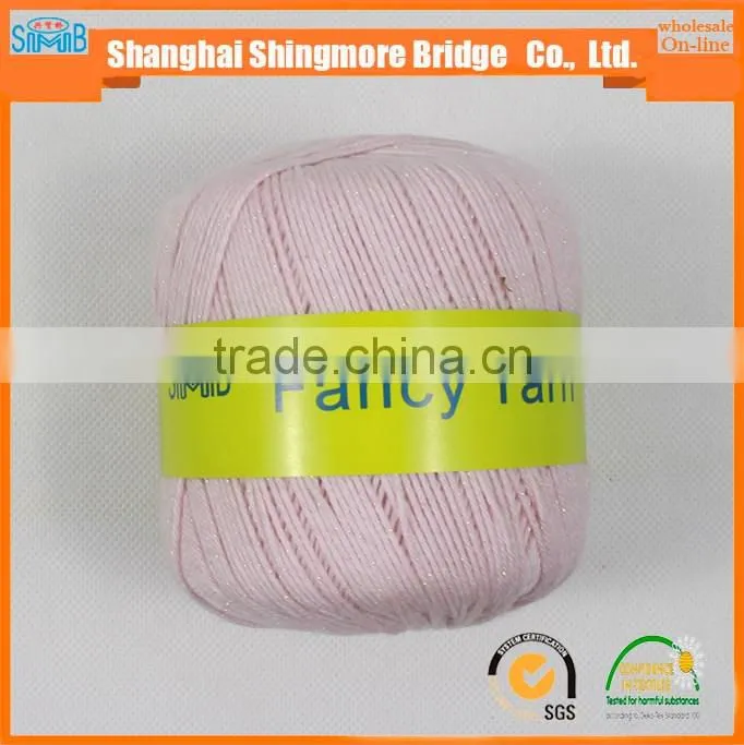 China fancy yarn factory cheap wholesale acylic cotton blend yarn, knitting craft cotton yarn