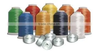 Rayon or viscose space rayon embroidery thread with good quality