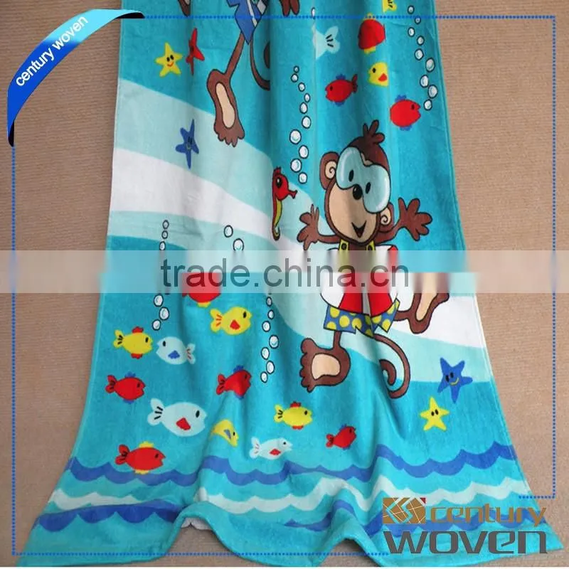 Custom printing beach towel wholesale in China
