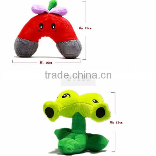 Hot plush doll Plants VS Zombies toys Plush toy 18cm for kids Christmas gift toy