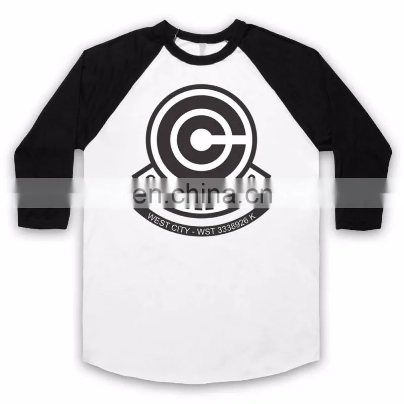 sleeve dragon ball baseball tshirt -customise tshirt-summer sports tshirt