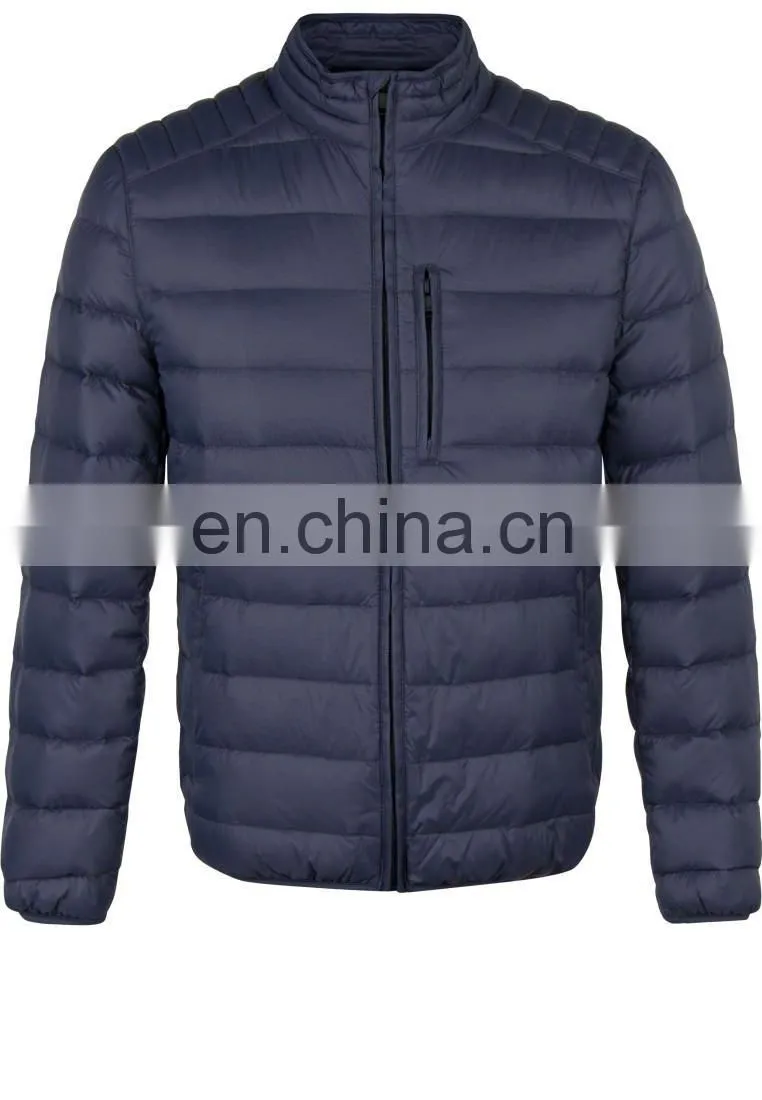 men western 100%polyester wadding coat