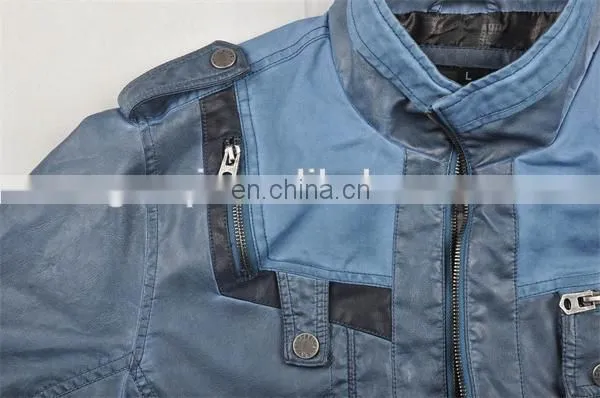 2017 high quality men leather jacket price