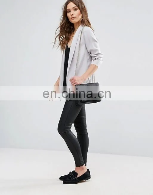 Hot European Style Winter/autumn Fasion Women's MD-LONG Suit Jacket office suits coat