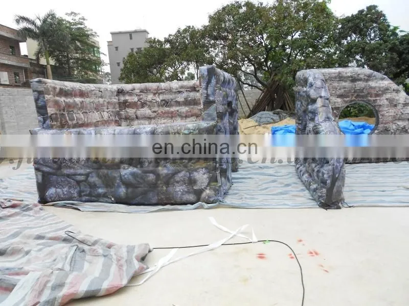 hot sale pvc inflatable paintball bunkers/inflatable paintball arena