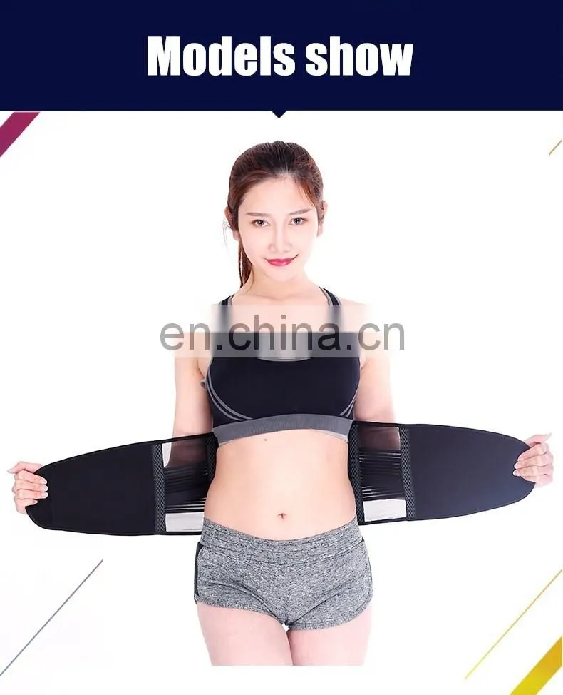 2016 Adjustable Sport&Medical Waist Support/ Fitness Slim Neoprene Waist Trimmer Belt Support#HY854