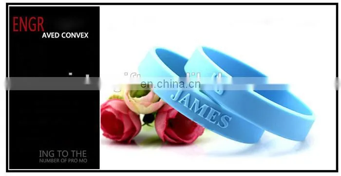 Printed Technique Europe Regional Feature glowing silicone bracelet