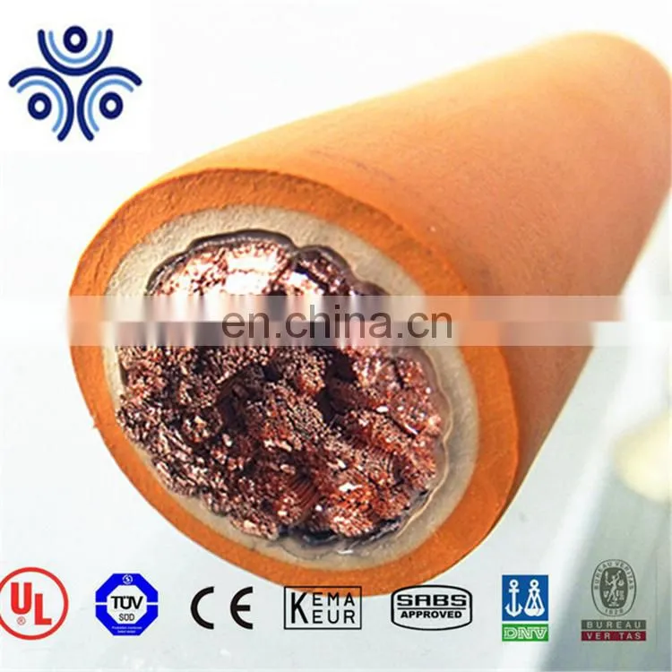 Copper Conductor Rubber Insulated Electric Welding Cable