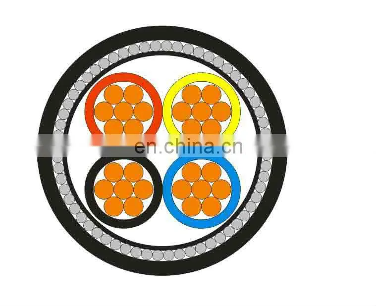 3 core copper conductor pvc sheath XLPE insulation swa cable zhengzhou cable