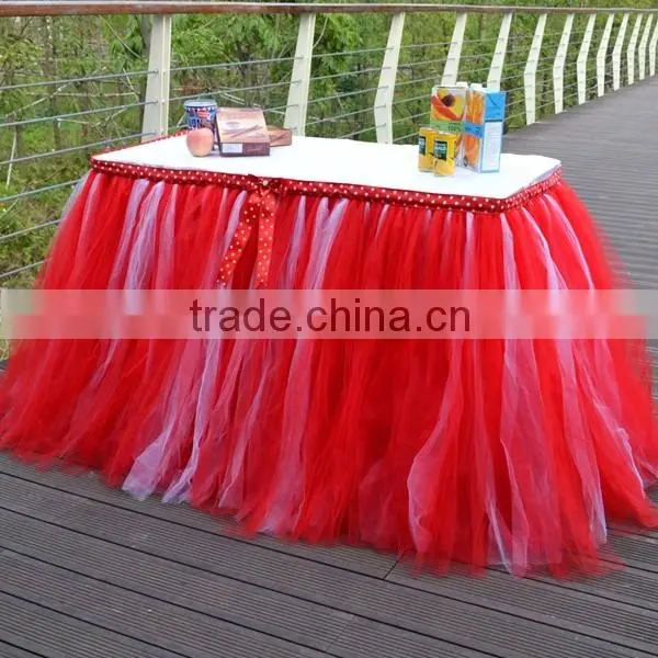 Romantic Tutu Tulle Wedding Party Birthday Supply Dessert Station Gauze Decoration SD103