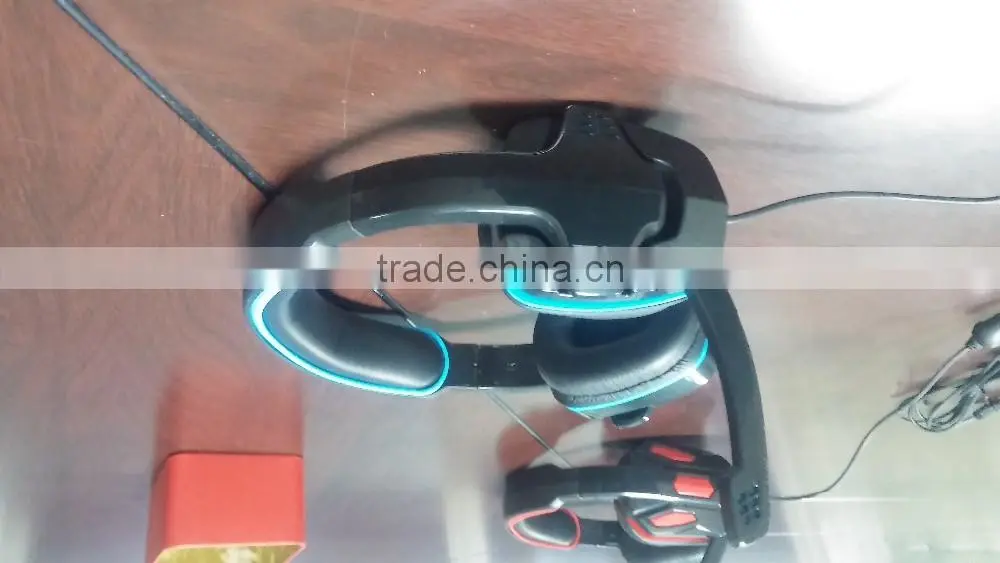 2016 led professional player headset mic simulate war headset
