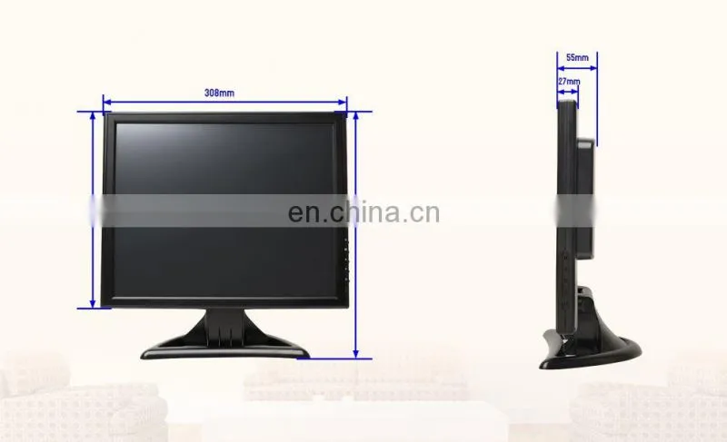 Waterproof touch screen monitor ip67 Industrial 17'' Resistive Capacitive touch monitor