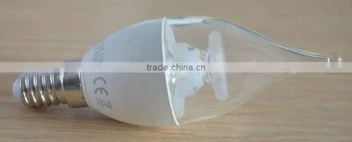 CE 5W E14 E27 Dimmable LED Candle Bulb