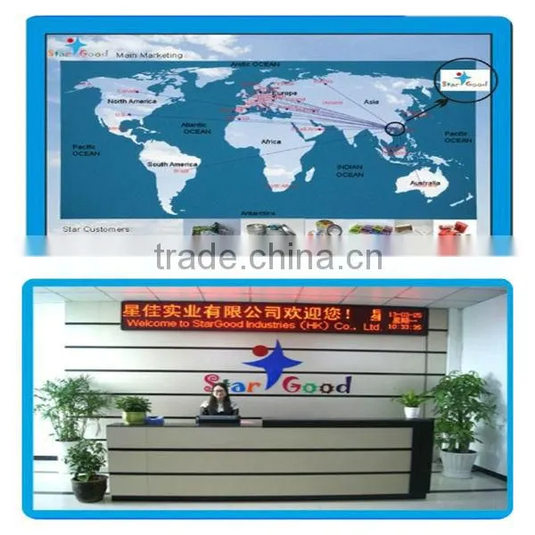 Plastic star shape binder clip from Shenzhen stargood