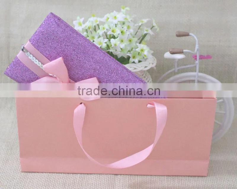 2016 New Product Glitter Fancy Greeting Wedding Cards