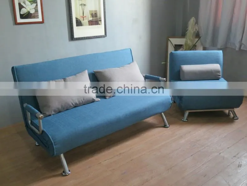 Modern Living Room Fabric Recliner Metal Sofa Bed Cheap