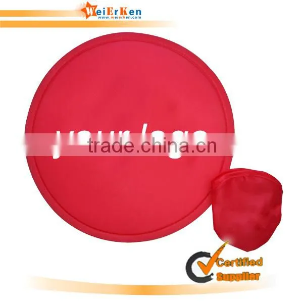 Polyester Foldable Frisbee with logo
