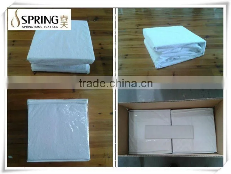 soft coral fleece waterproof mattress protector with PU