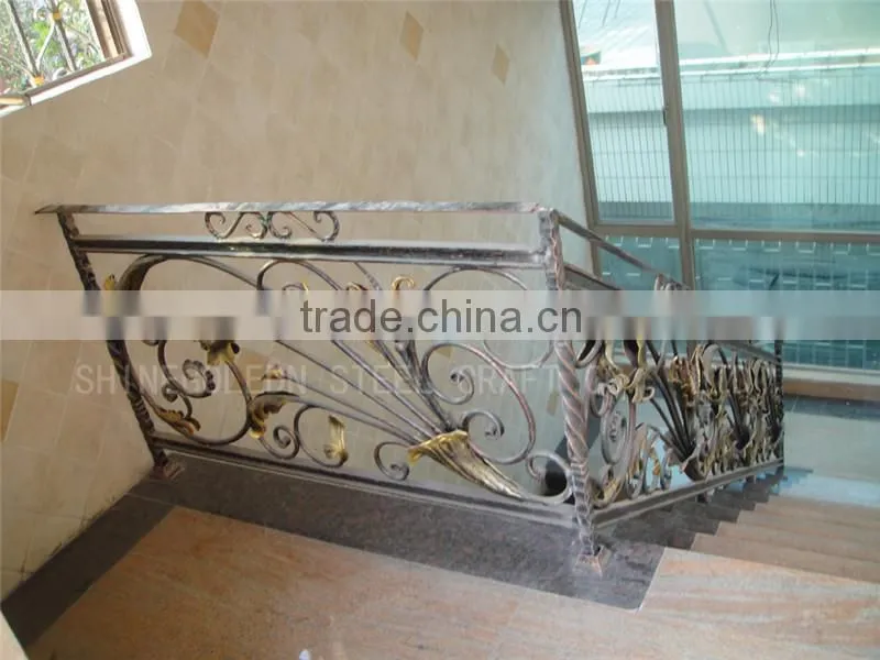 Decorative Design Railing Antique Staircase