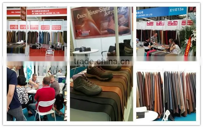 genuine crazy horse leather supplier in China 2016