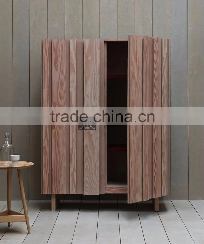 WD-045 Wooden Portable Laminate Cloth Wardrobe Designs