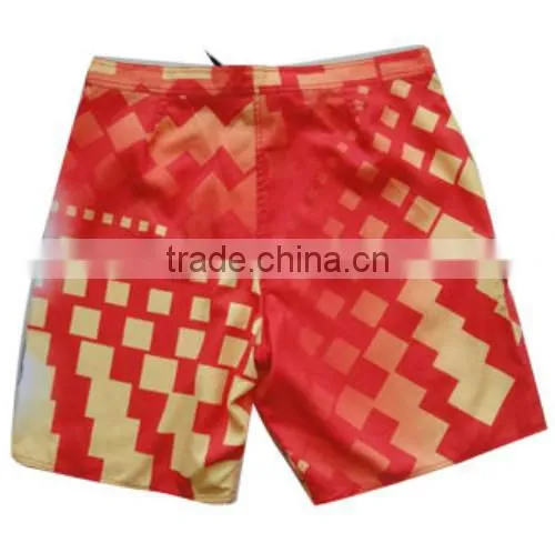 Popular Quick Dry Men's Slim Fit Board shorts with Flames