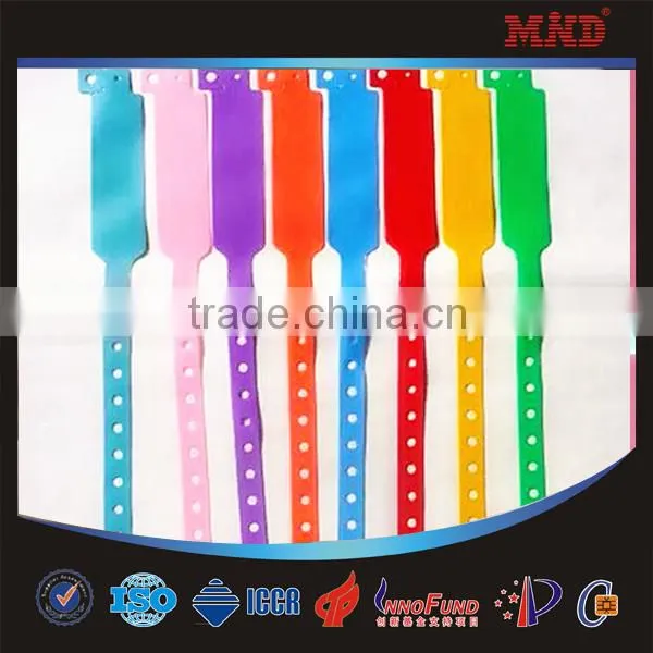 MDW59 mutli-tab disposable Viny id bracelets wristbands