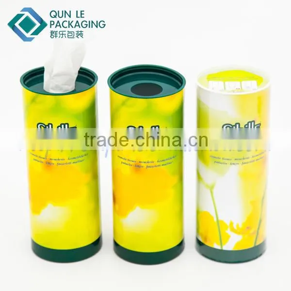 Luxury Customized Round Glass Bottle Paper Packaging