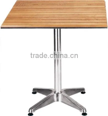 outdoor wooden table
