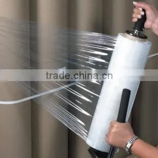 Hot Sell PE Stretch Film,Stretch Foil and Packaging Film,Hand Stretch Film