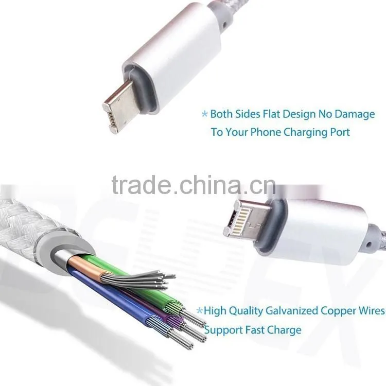 High Quality Unique 2-in1 Charging and Micro Data USB Cable