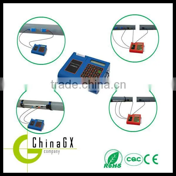 Low cost portable hydraulic and oil ultrasonic flow meter