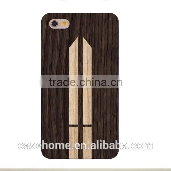 Real Maple Wood Wooden Back Hard Case for iphone 6