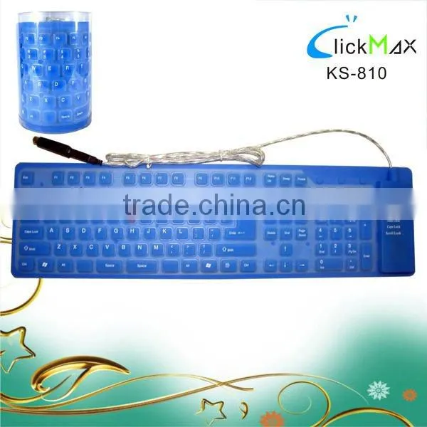 USB 109 keys Flexible Silicone Keyboard